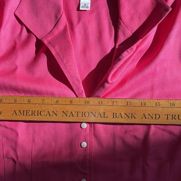 Talbots wrinkle resistant stretch blouse size 8 - Picture 5 of 5